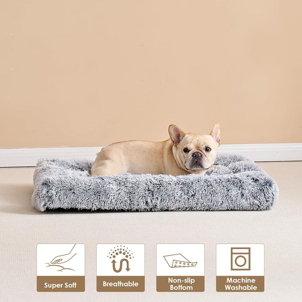 EHEYCIGA Calming Dog Bed Medium, Fluffy Anti | PetNestUK