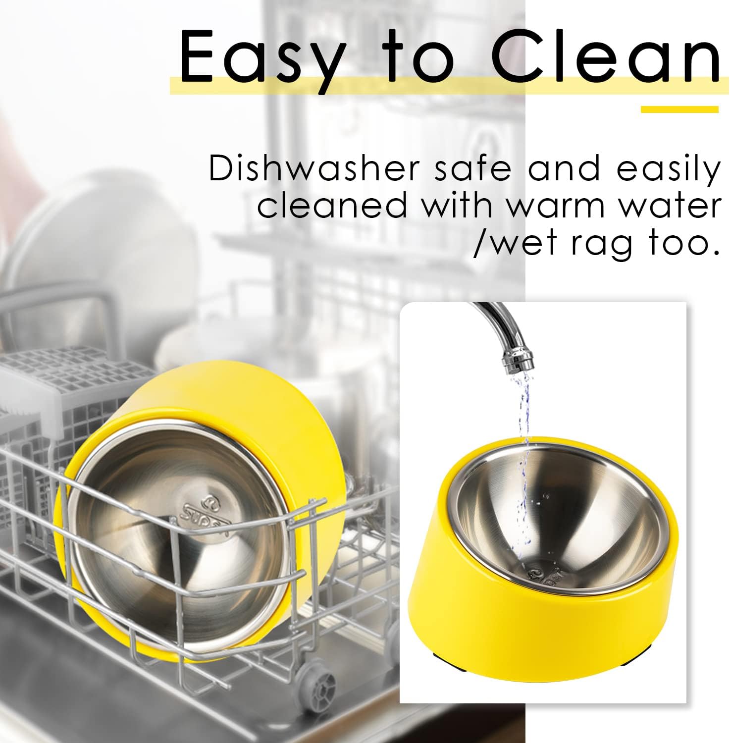 SuperDesign Mess Free 15° Slanted Bowl for Dogs | PetNestUK