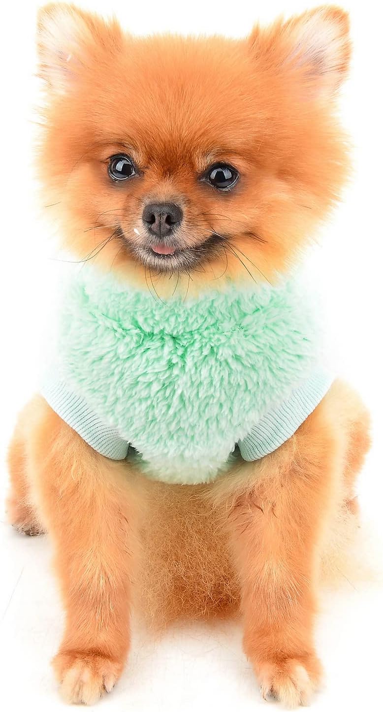 SMALLLEE_LUCKY_STORE Pet Sherpa Fleece Jumper | PetNestUK