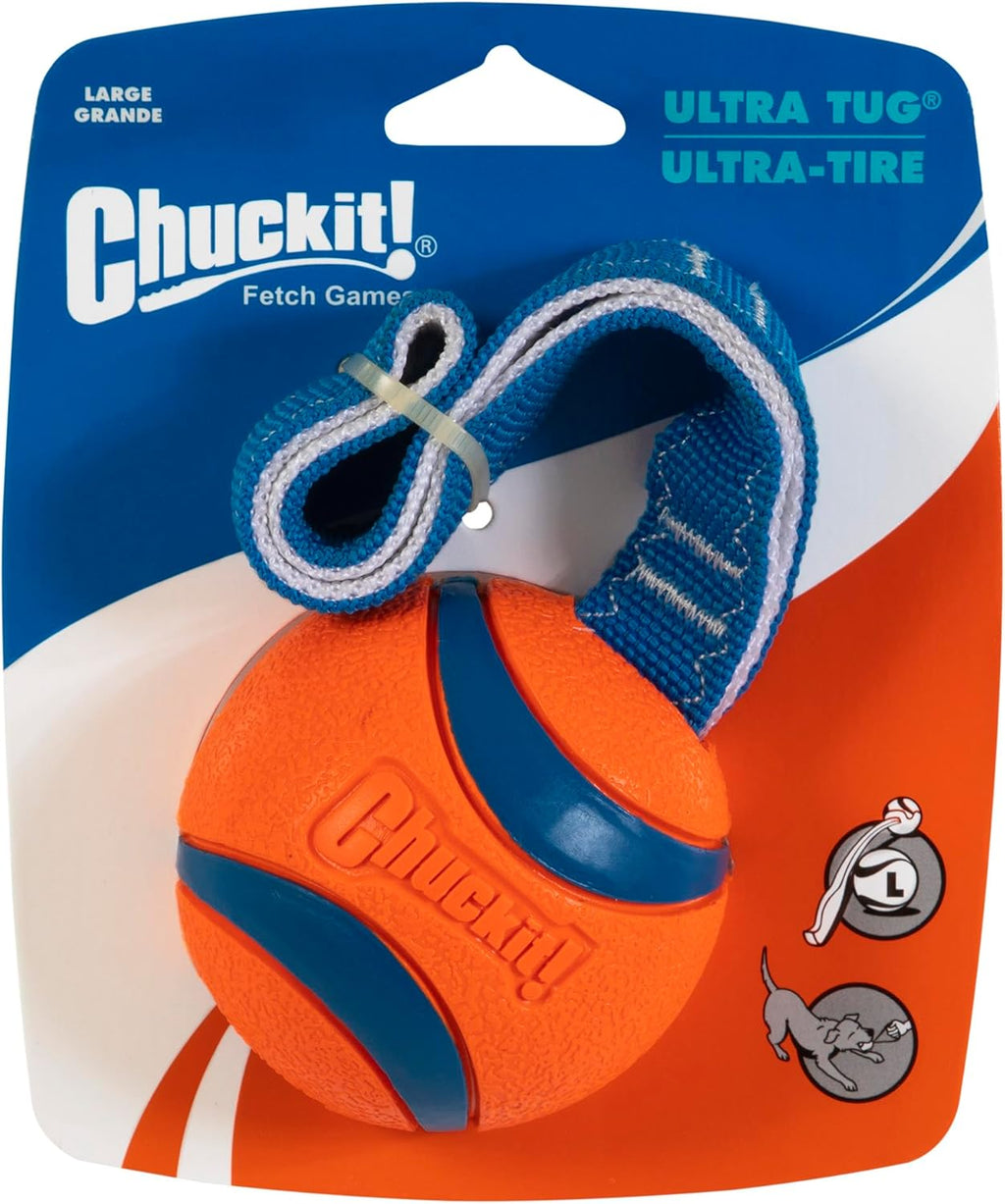 Chuckit! Ultra Tug Dog Toy With Rubber Ball Tug | PetNestUK