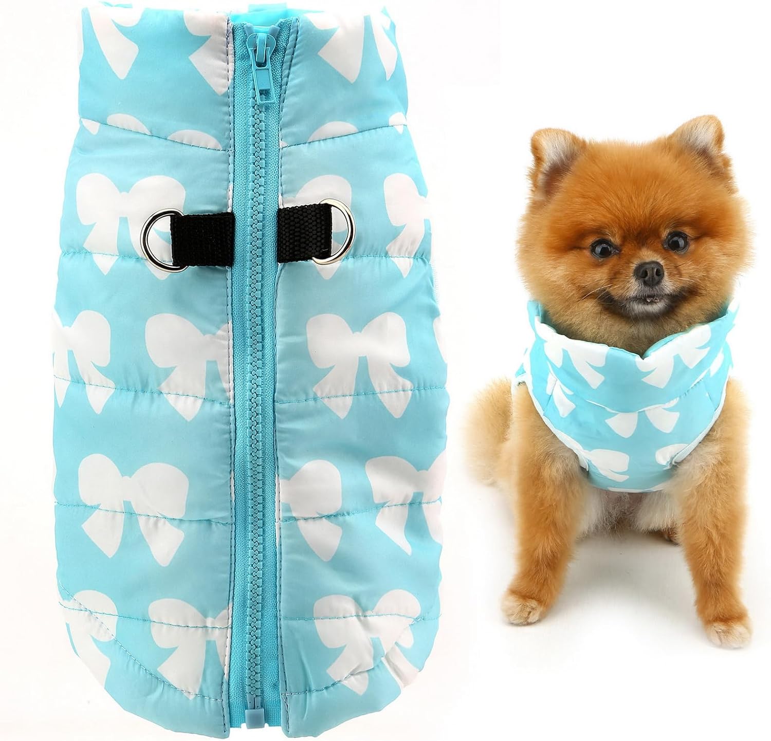 SMALLLEE_LUCKY_STORE Small Dog Cat Winter Coat | PetNestUK