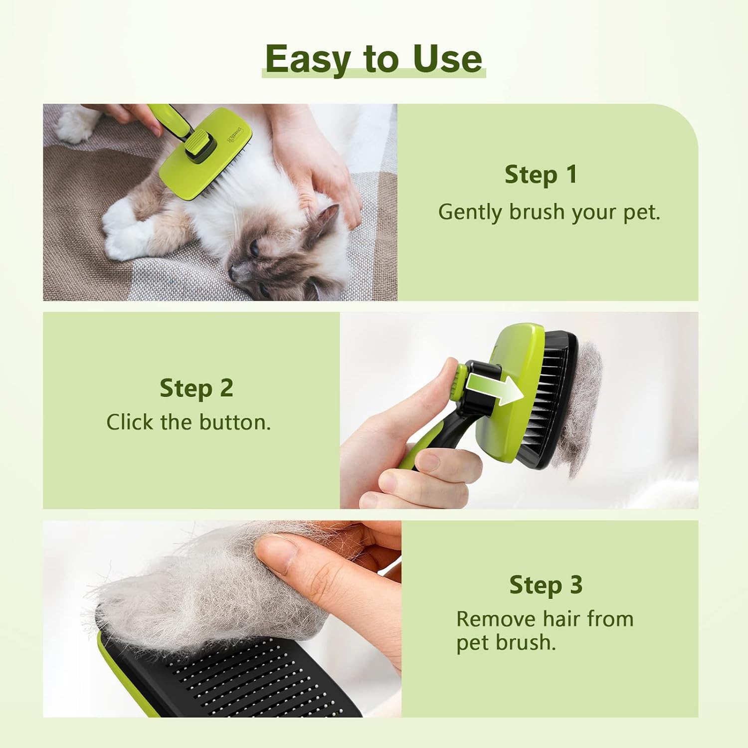 Pecute Cat Brush Dog Brush, Cat Hair Brush for | PetNestUK
