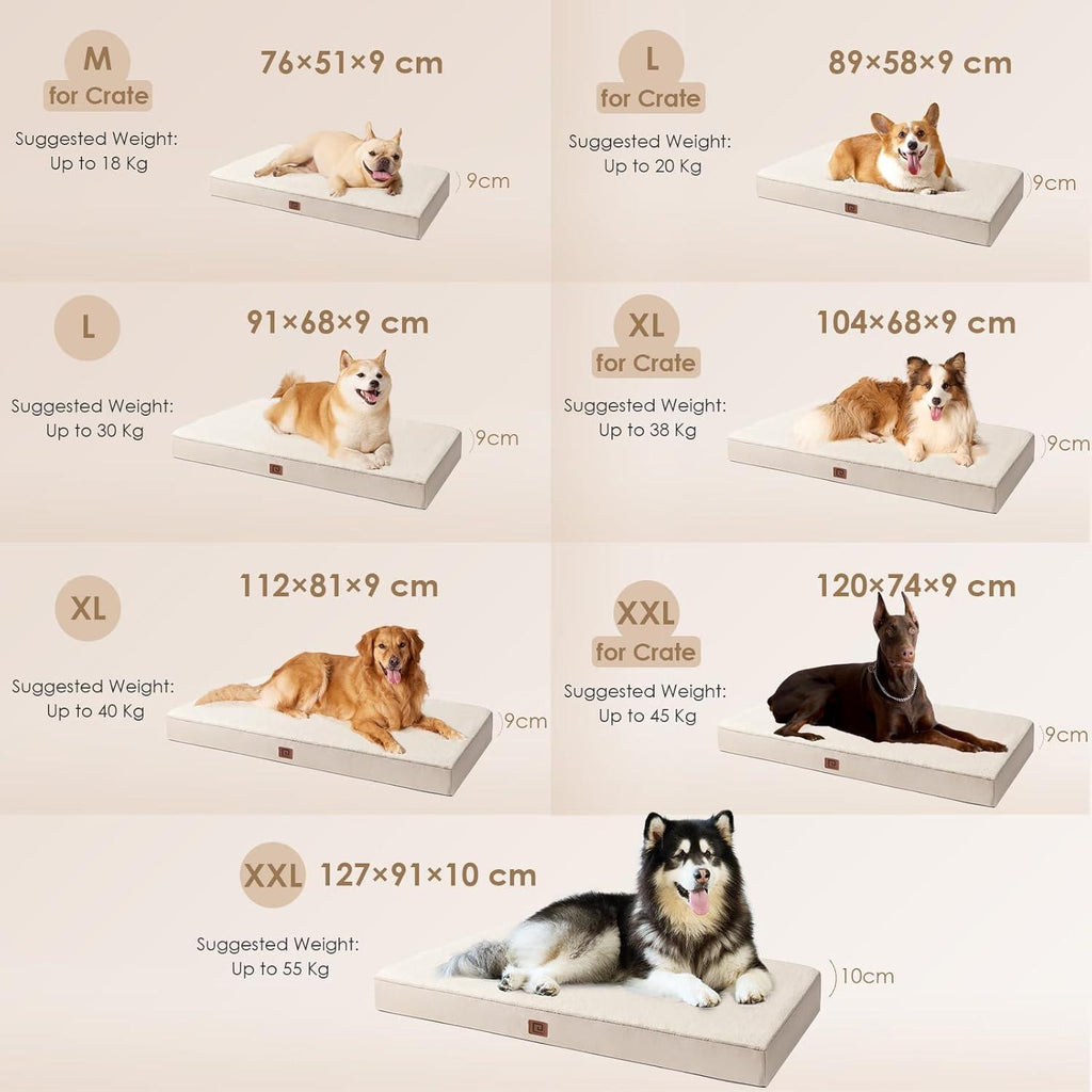 EHEYCIGA Orthopedic Dog Beds Small, Medium, | PetNestUK