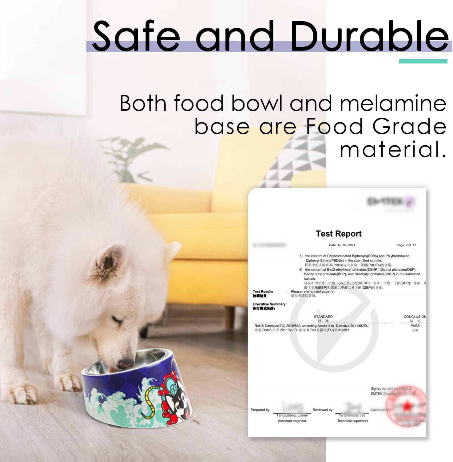 SuperDesign Mess Free 15° Slanted Bowl for Dogs | PetNestUK