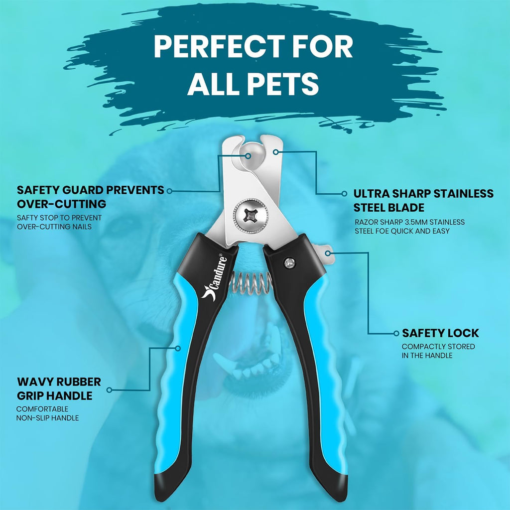 Candure Dog Nail Clippers for Large, Medium and | PetNestUK