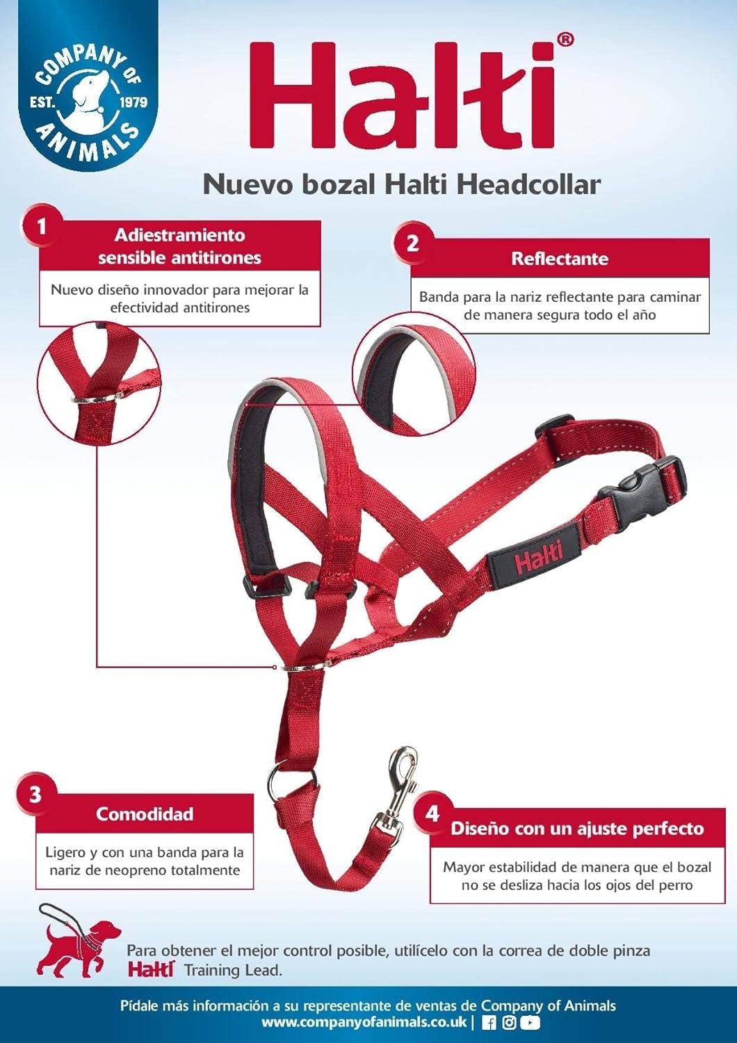 HALTI Headcollar, UK Bestselling Harness to Stop | PetNestUK