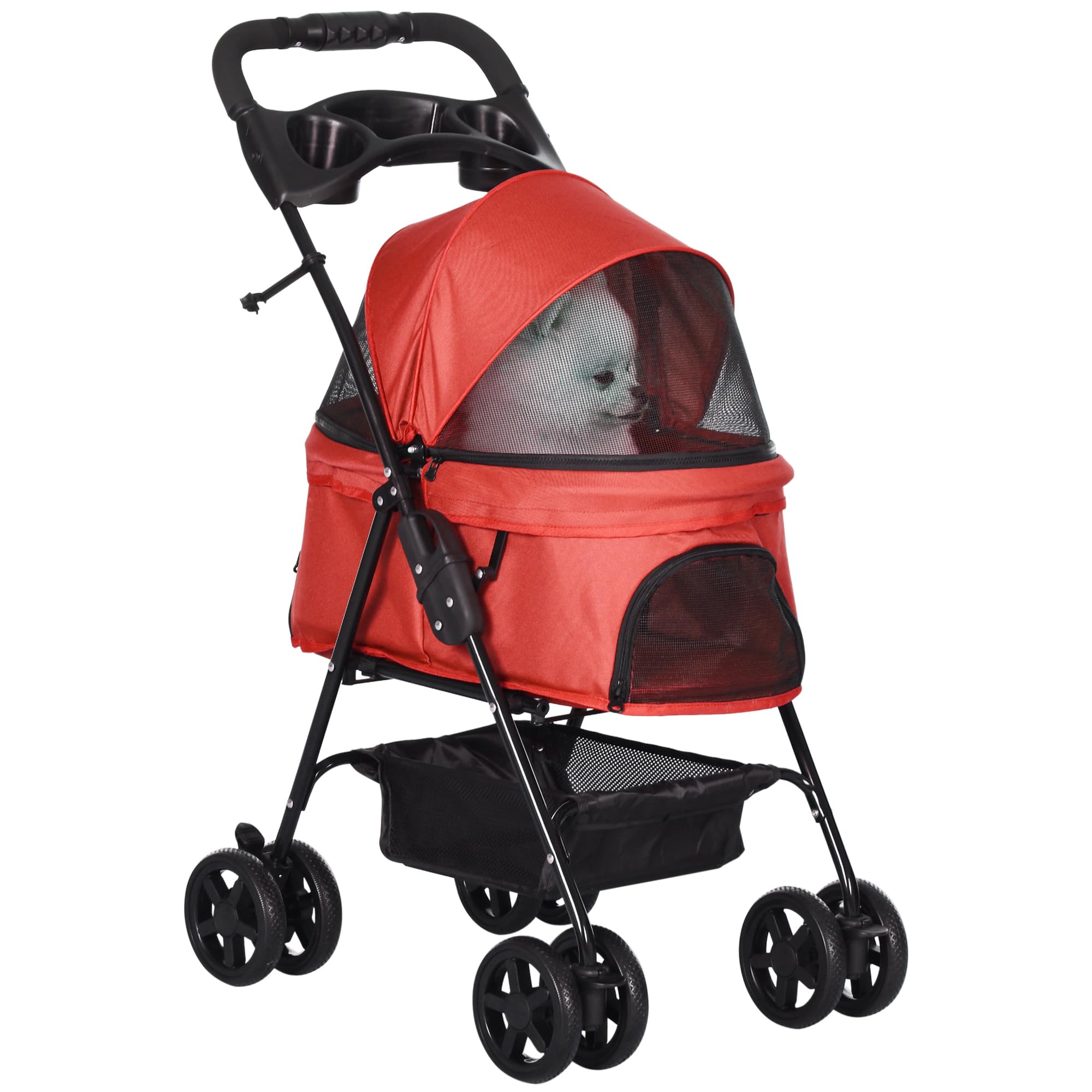 PawHut Dog Pram Dog Stroller Foldable Pet | PetNestUK