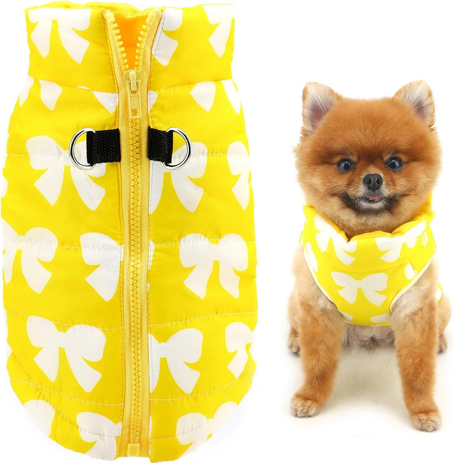 SMALLLEE_LUCKY_STORE Small Dog Cat Winter Coat | PetNestUK