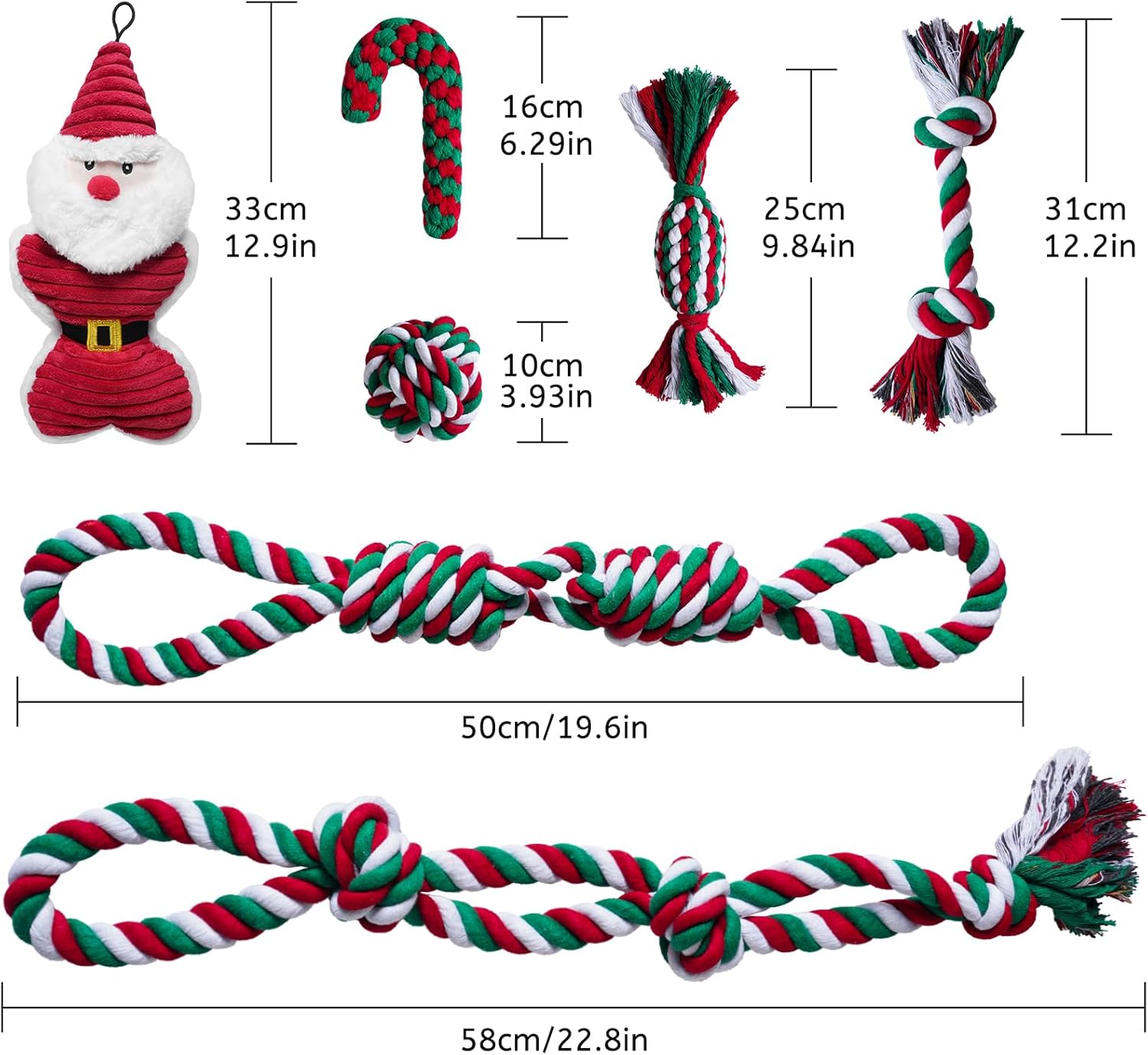 Aitmexcn Dog Rope Toys for Large Medium Dog | PetNestUK