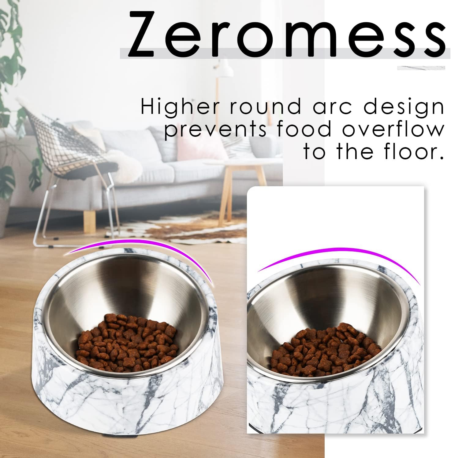 SuperDesign Mess Free 15° Slanted Bowl for Dogs | PetNestUK