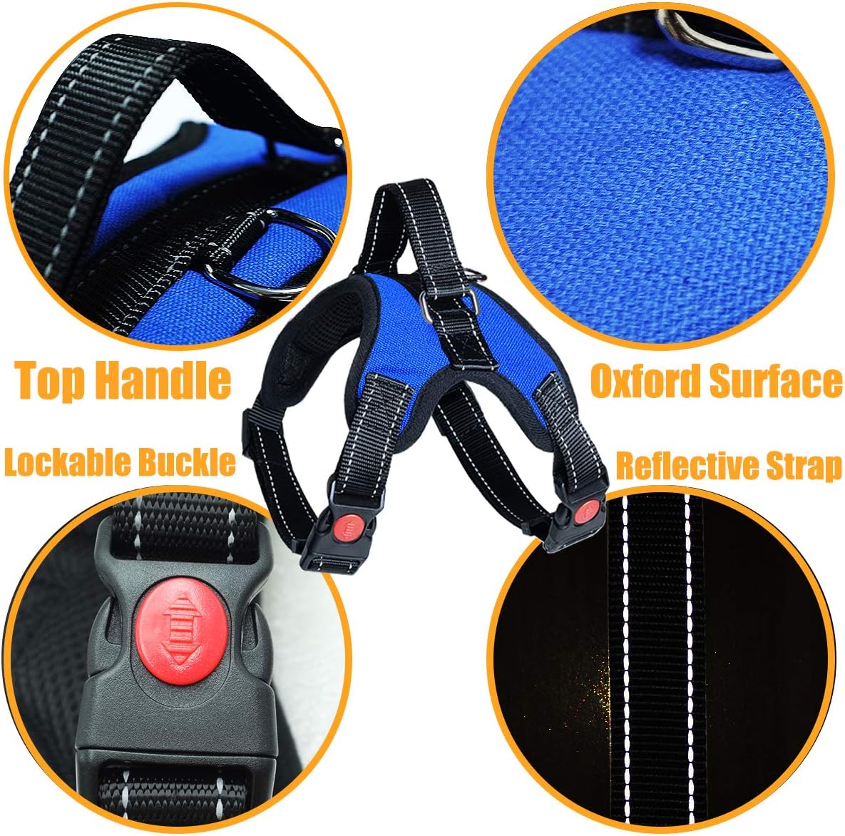 Musonic No Pull Dog Harness Breathable | PetNestUK