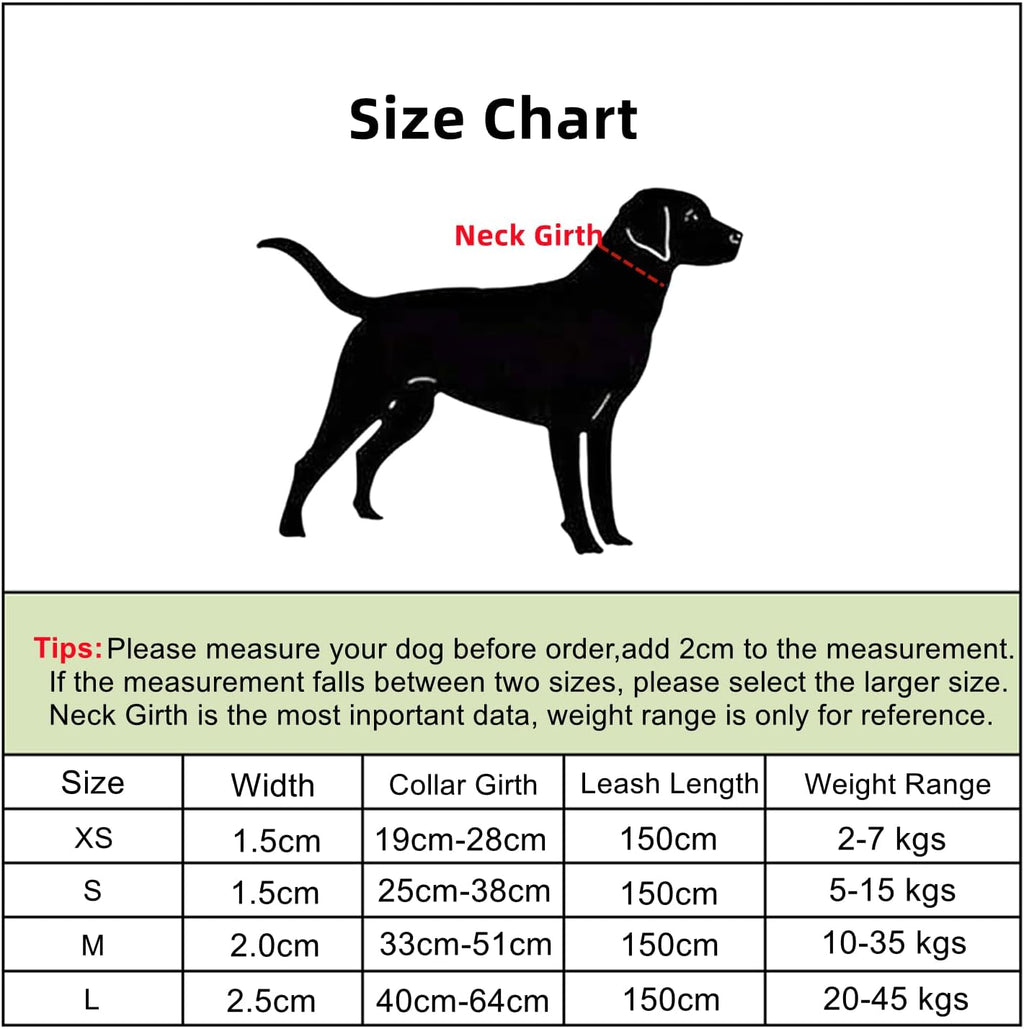 Olahibi Daisy Pattern Dog Collar and Leash | PetNestUK