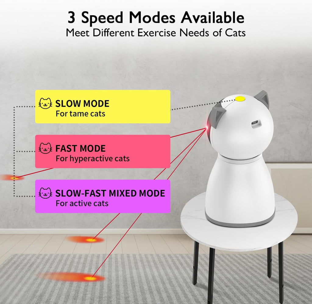 Laser Cats Toy for Indoor Cats, Motion Activated | PetNestUK