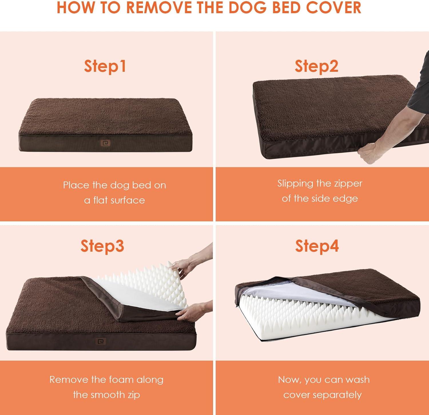 EHEYCIGA Orthopedic Dog Beds Small, Medium, | PetNestUK