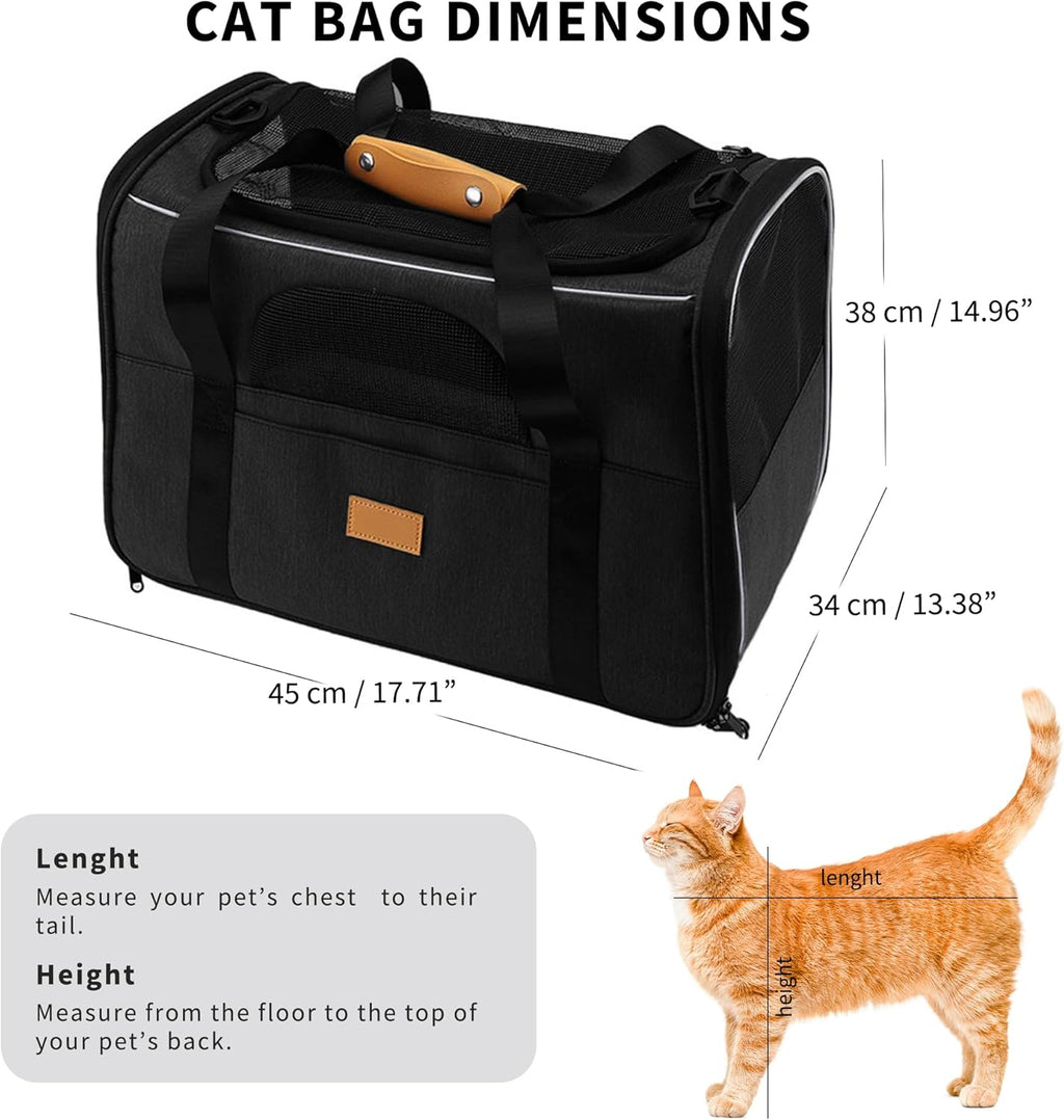 SOKANA Foldable Cat Carrier - Large Pet Carrier | PetNestUK