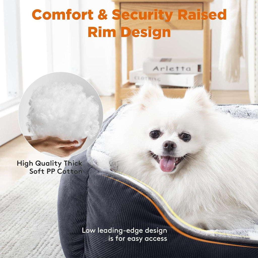 MIXJOY Dog Bed Washable, Super Soft Cosy Dog | PetNestUK