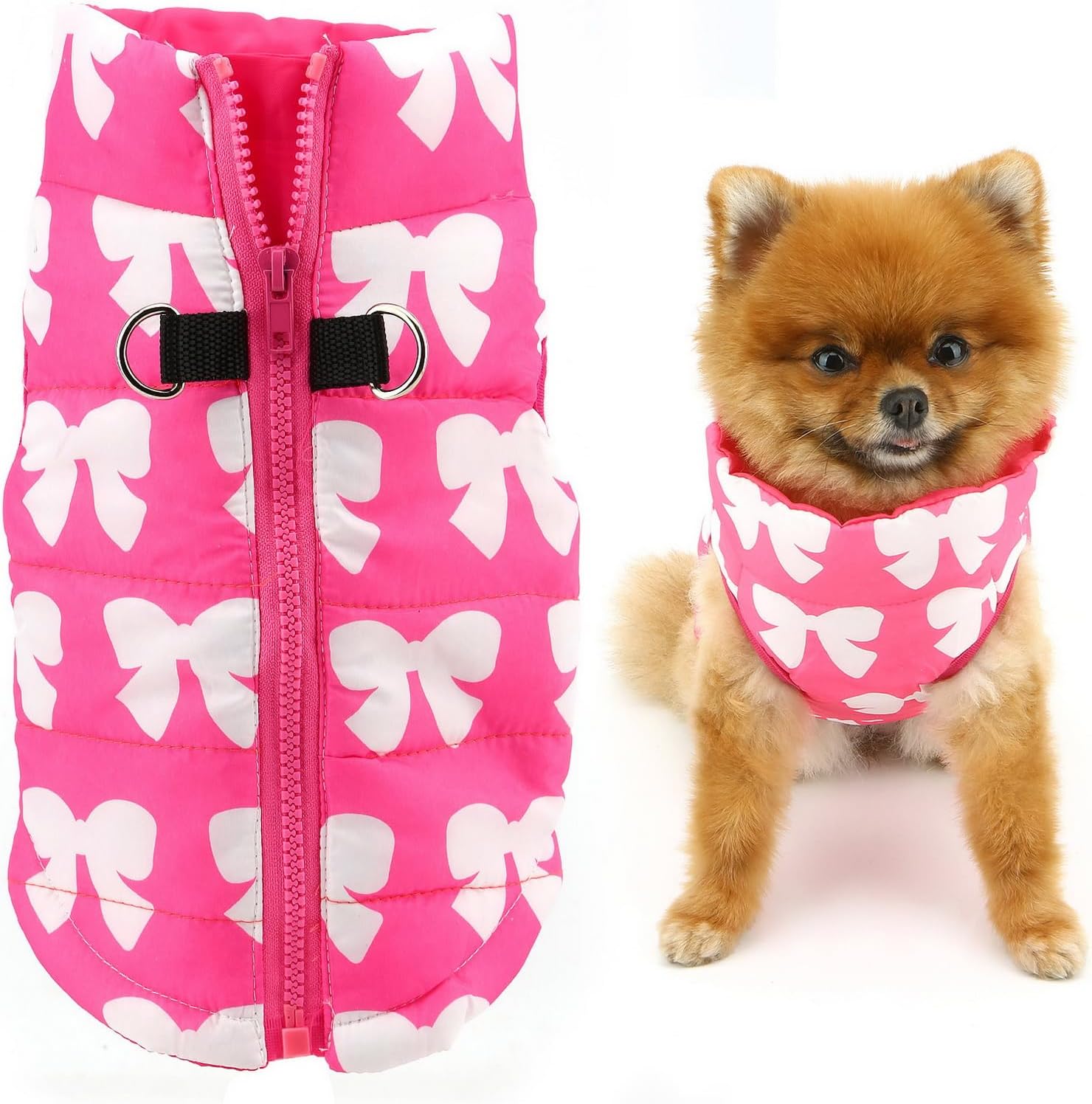 SMALLLEE_LUCKY_STORE Small Dog Cat Winter Coat | PetNestUK