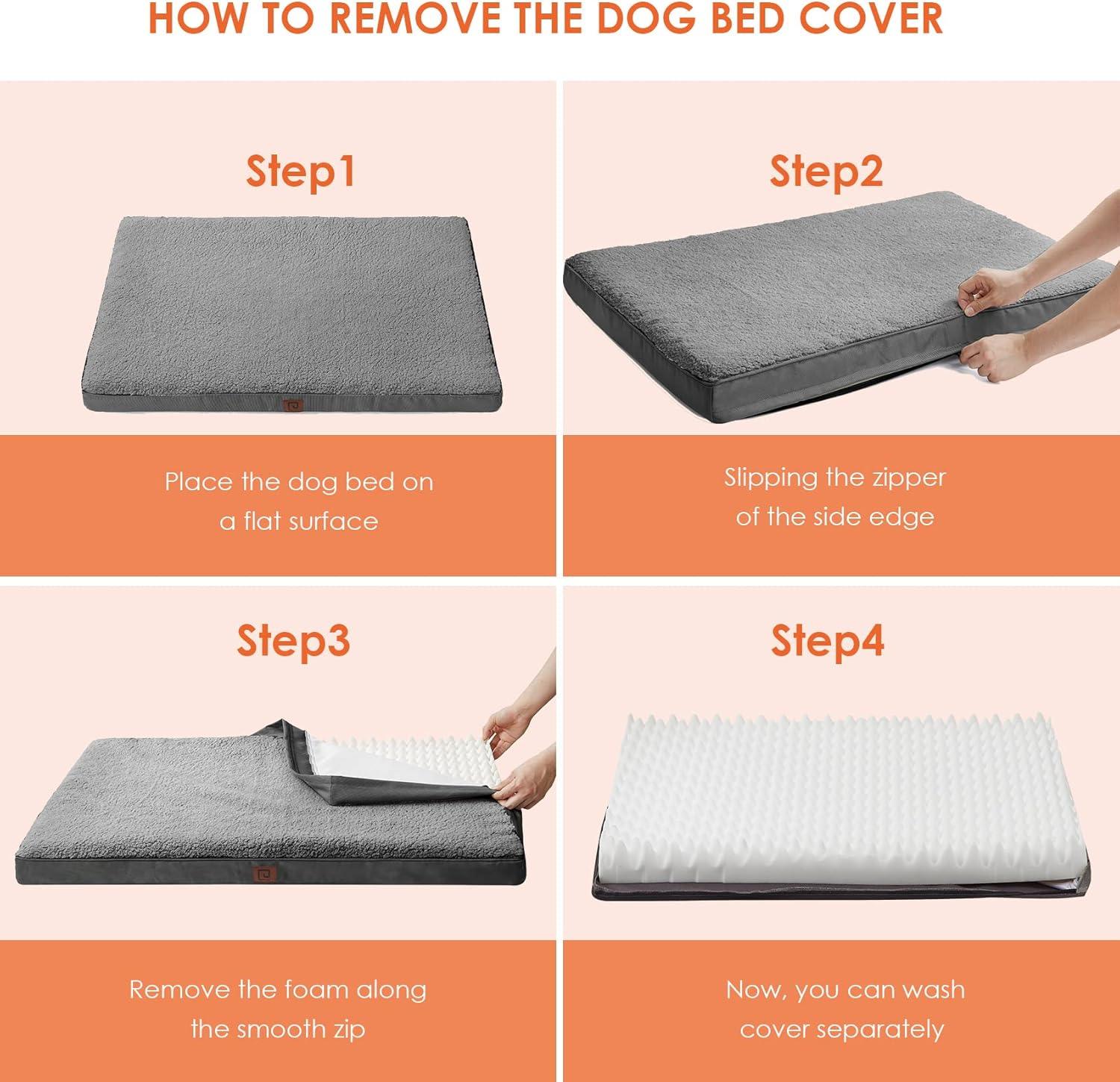 EHEYCIGA Orthopedic Dog Beds Small, Medium, | PetNestUK