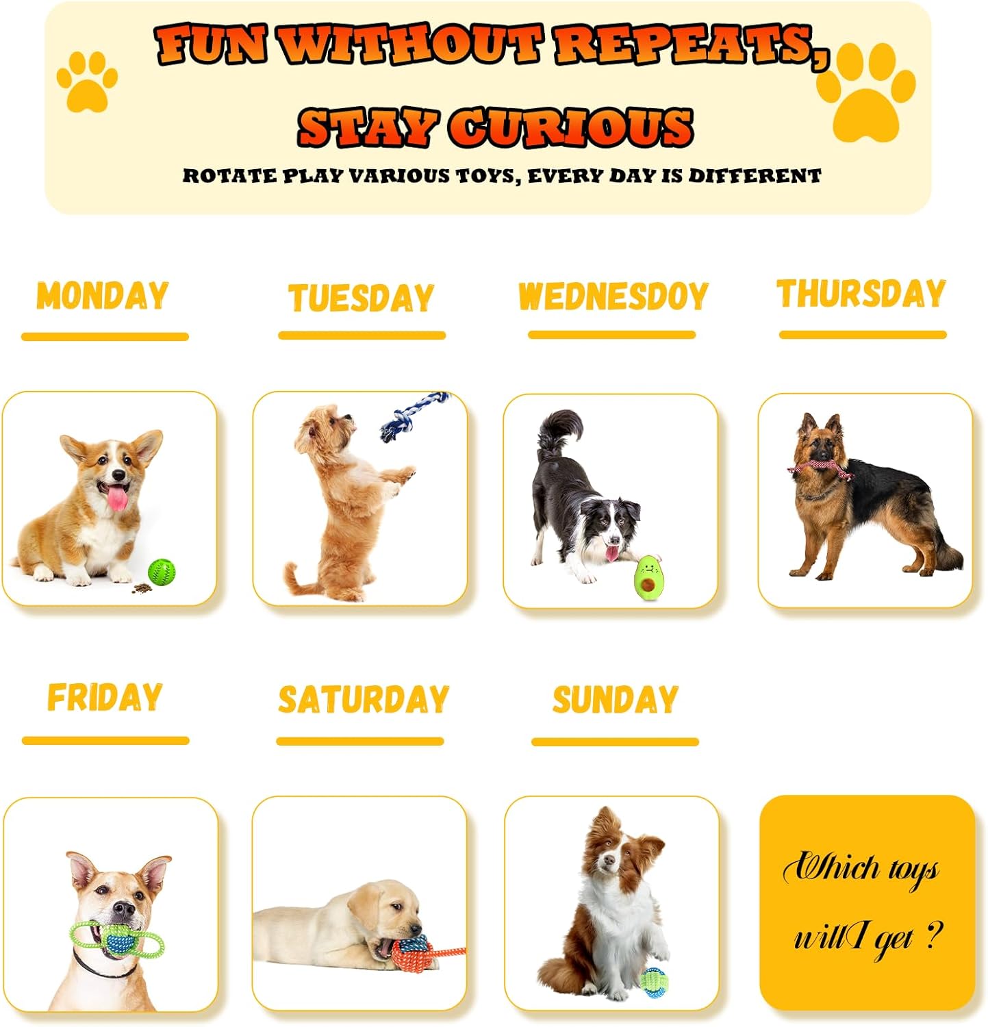 Leipple 20 Pack Luxury Dog Chew Toys for Puppy, | PetNestUK
