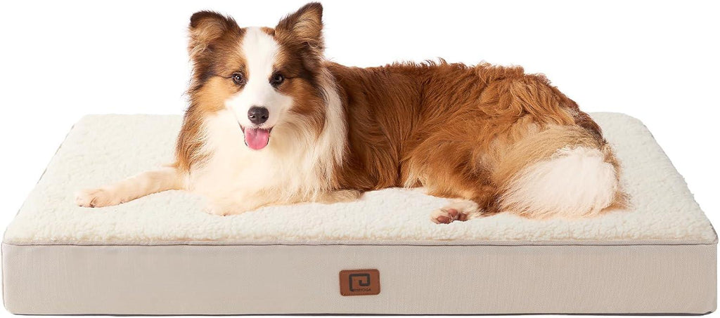 EHEYCIGA Foam Dog Mattress with Removable Cover