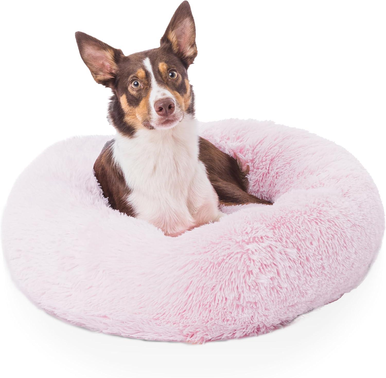 Woof & Whiskers Donut Beds For Dogs Grey Dog Bed | PetNestUK