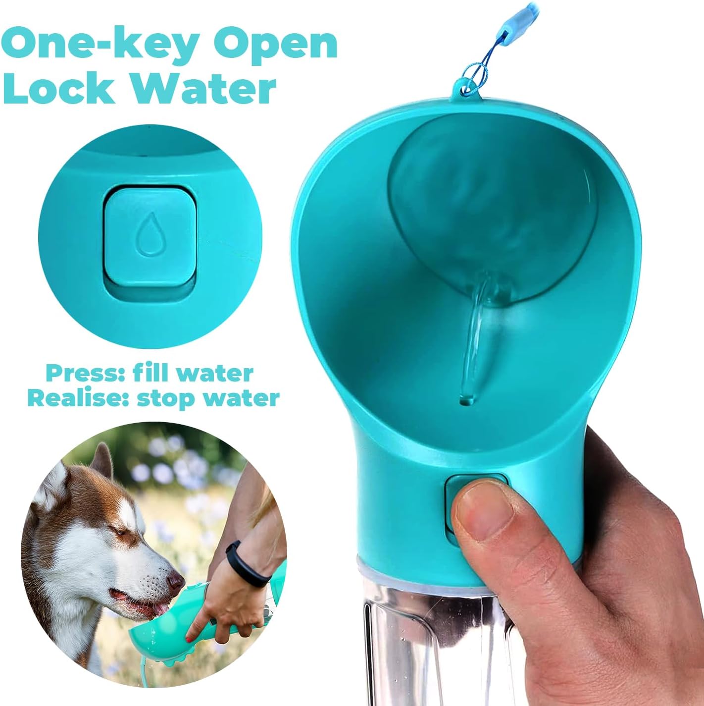 RFinote Dog Water Bottle | PetNestUK