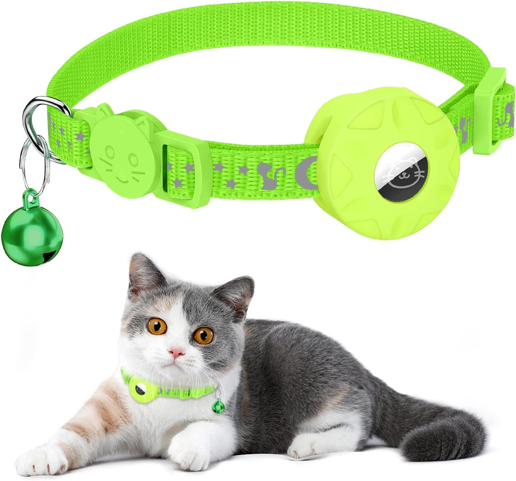 Simket Airtag Cat Collar, Refective Collar for | PetNestUK