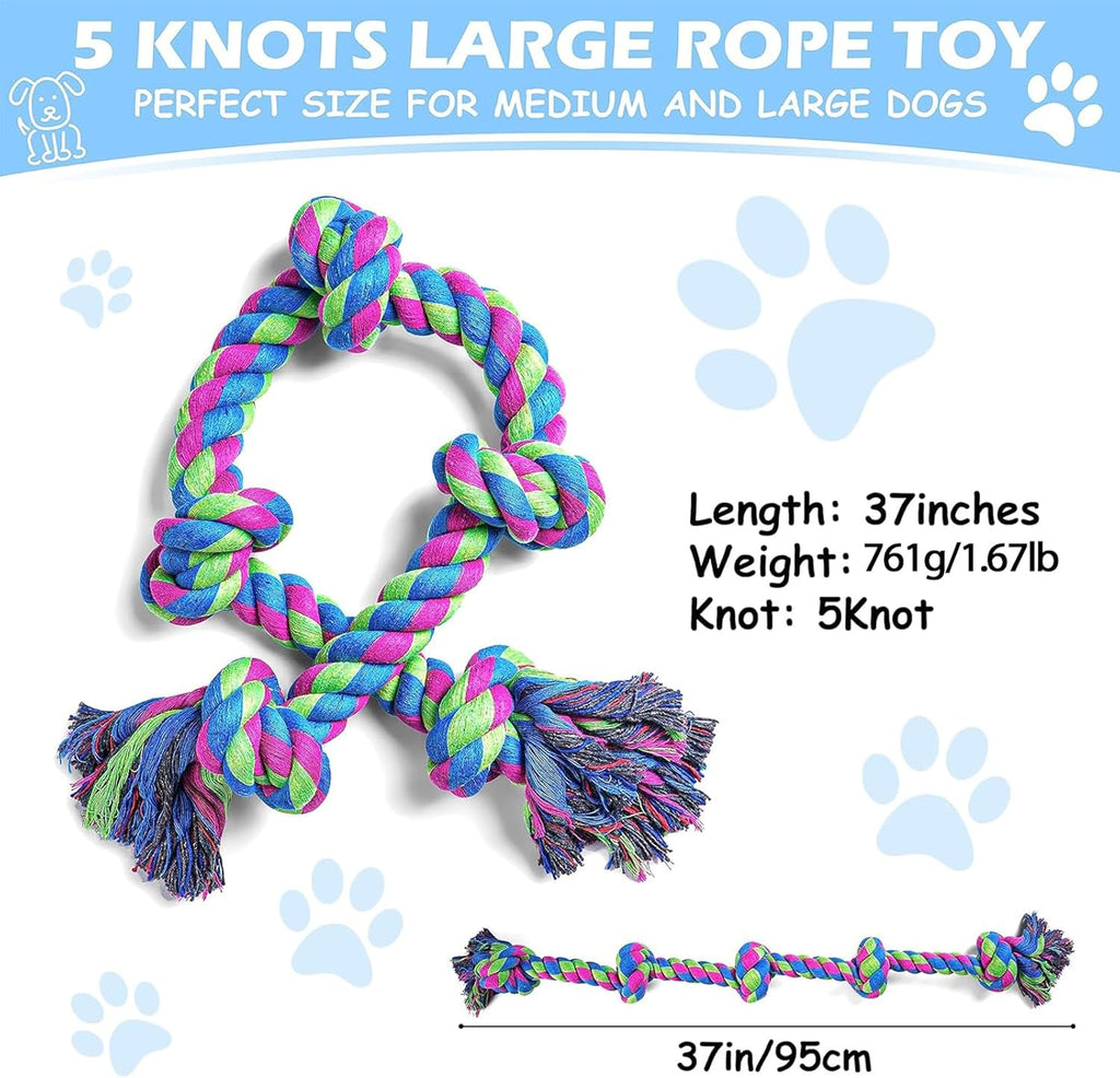 Aitmexcn Dog Rope Toys for Large Medium Dog | PetNestUK