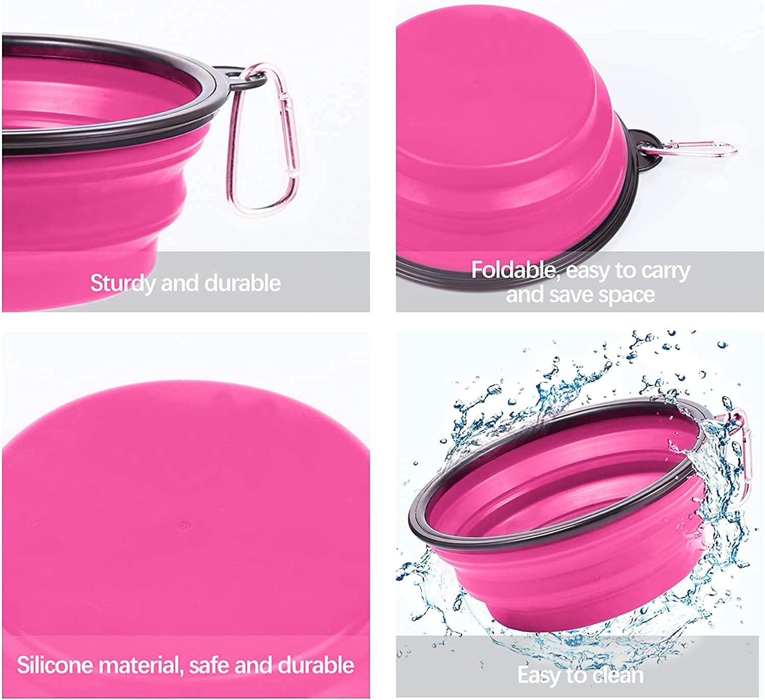 Collapsible Dog Bowl,Collapsible Dog Water Bowls | PetNestUK