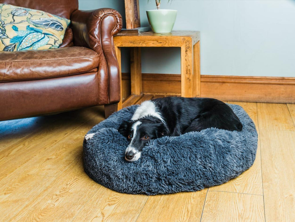 Woof & Whiskers Faux-Fur Donut Pet Bed