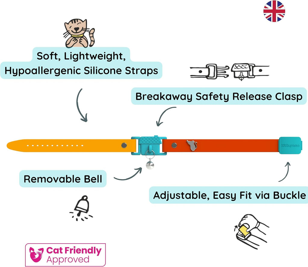 Kittyrama Cat Collar with Bell. As Seen in | PetNestUK