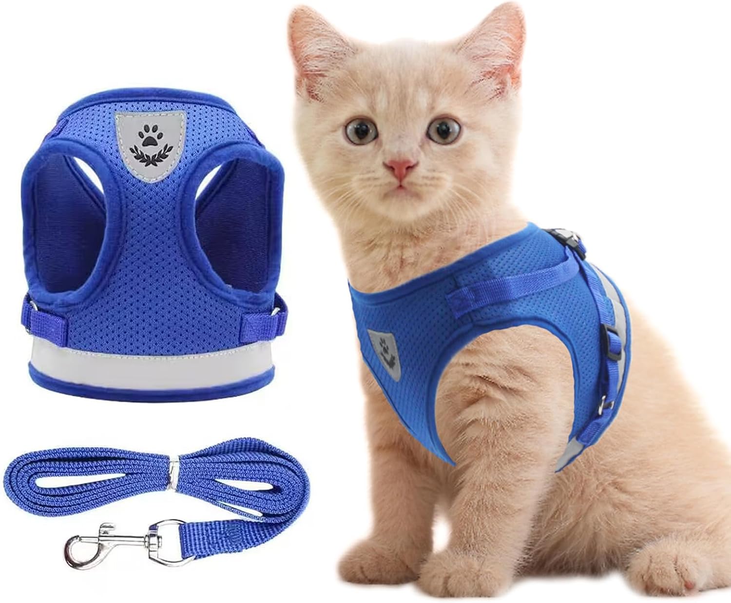 Anlitent Soft Mesh No Pull Cat Harness and Lead | PetNestUK