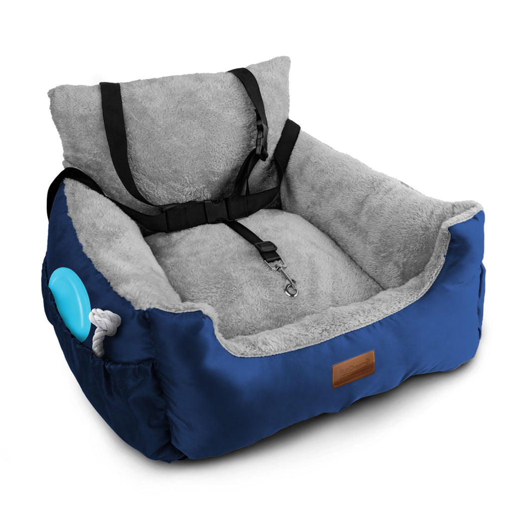 FurDreams Padded Dog Car Booster Seat