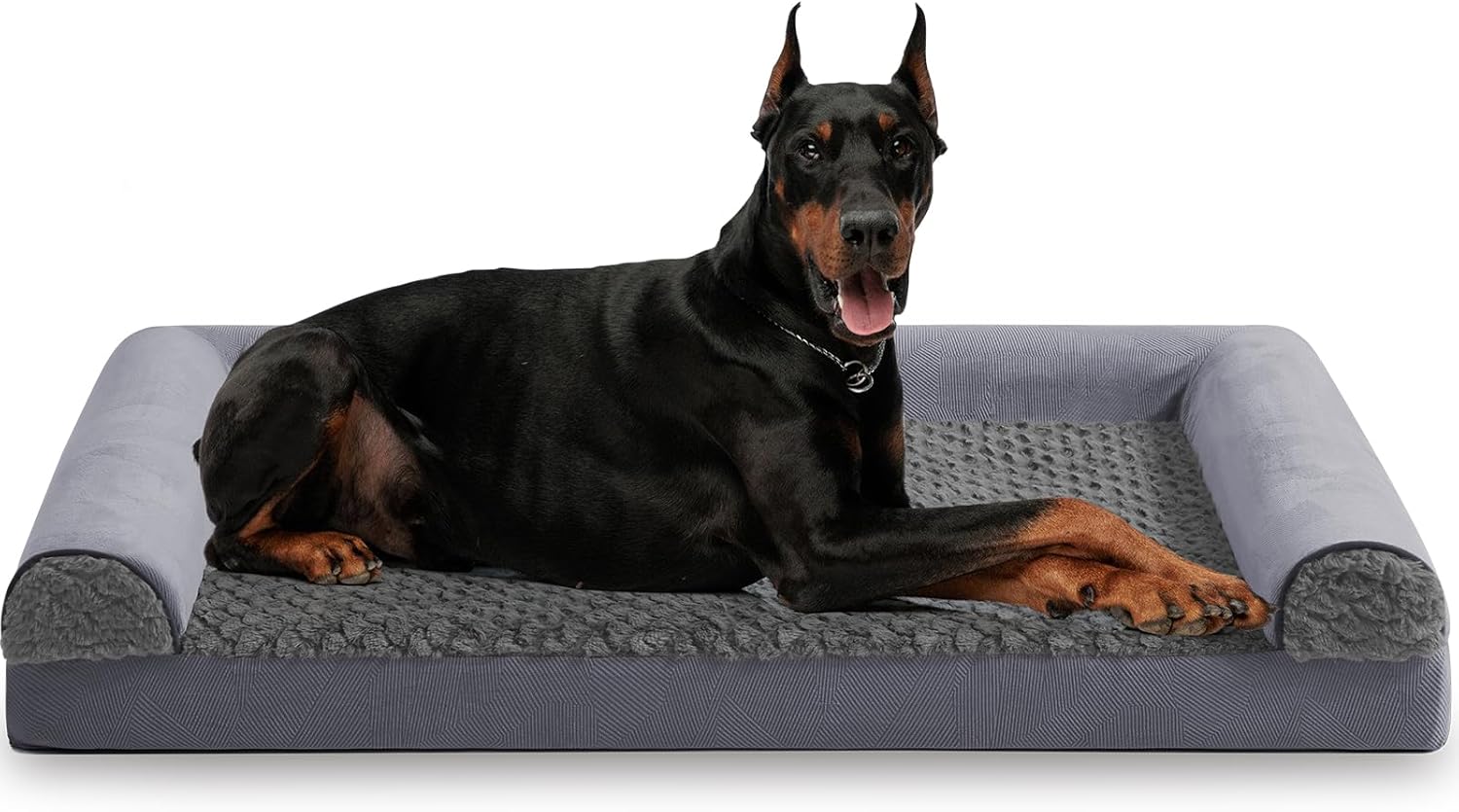 FURTIME Large Dog Bed(89 x 64cm), Orthopedic | PetNestUK
