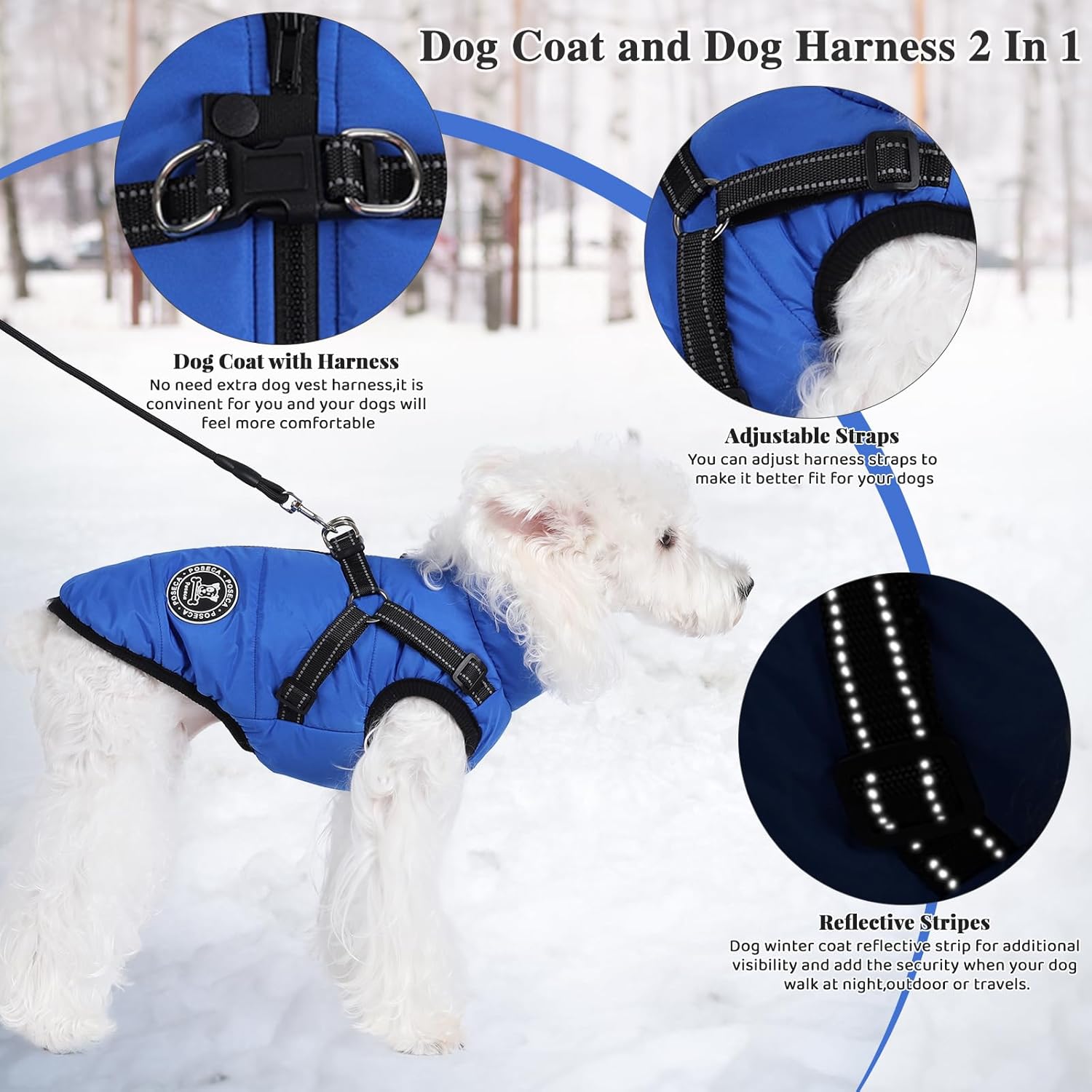 Poseca Dog Clothes for Small Dogs Dog Coat | PetNestUK