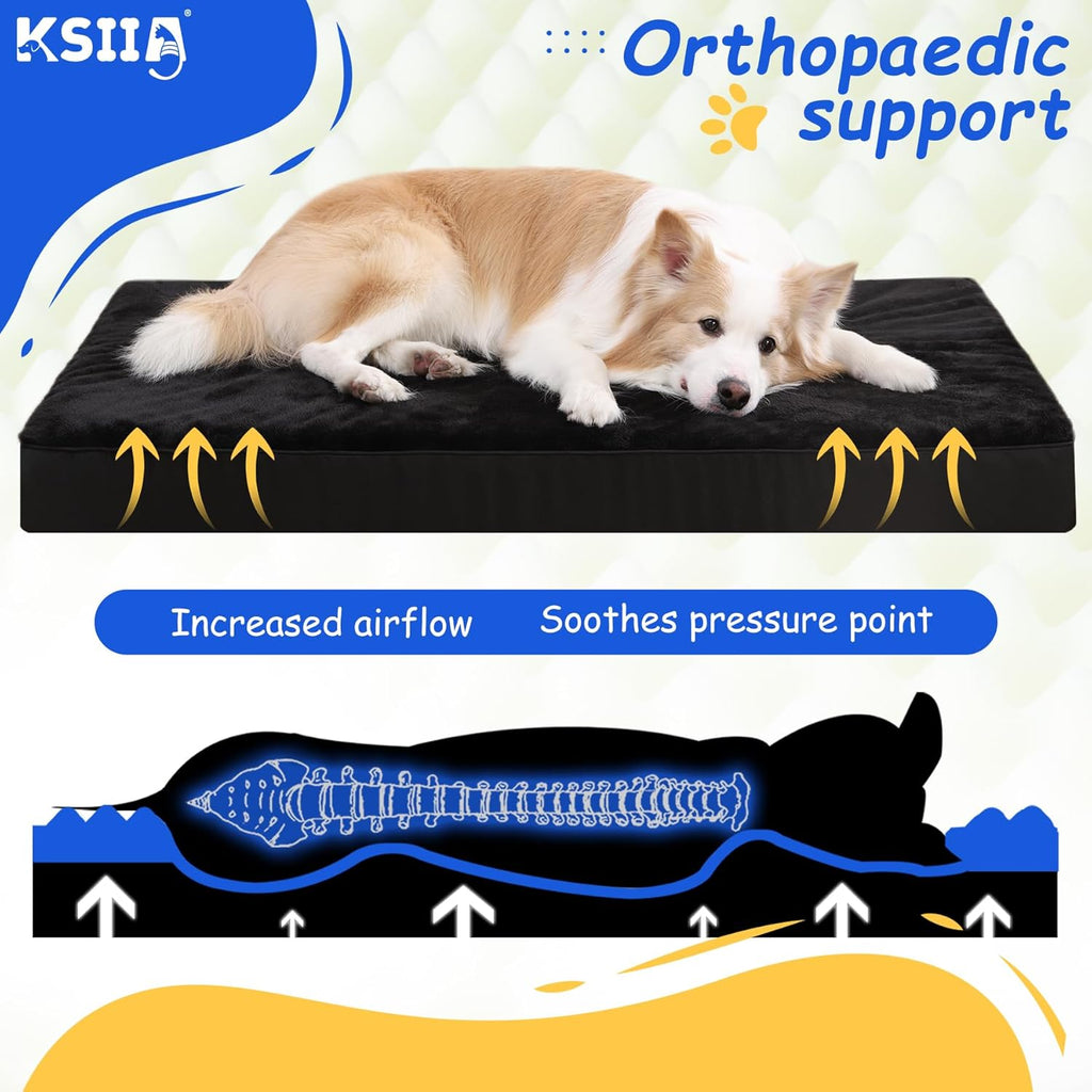KSIIA Dog Beds Large Washable, Orthopedic Dog | PetNestUK