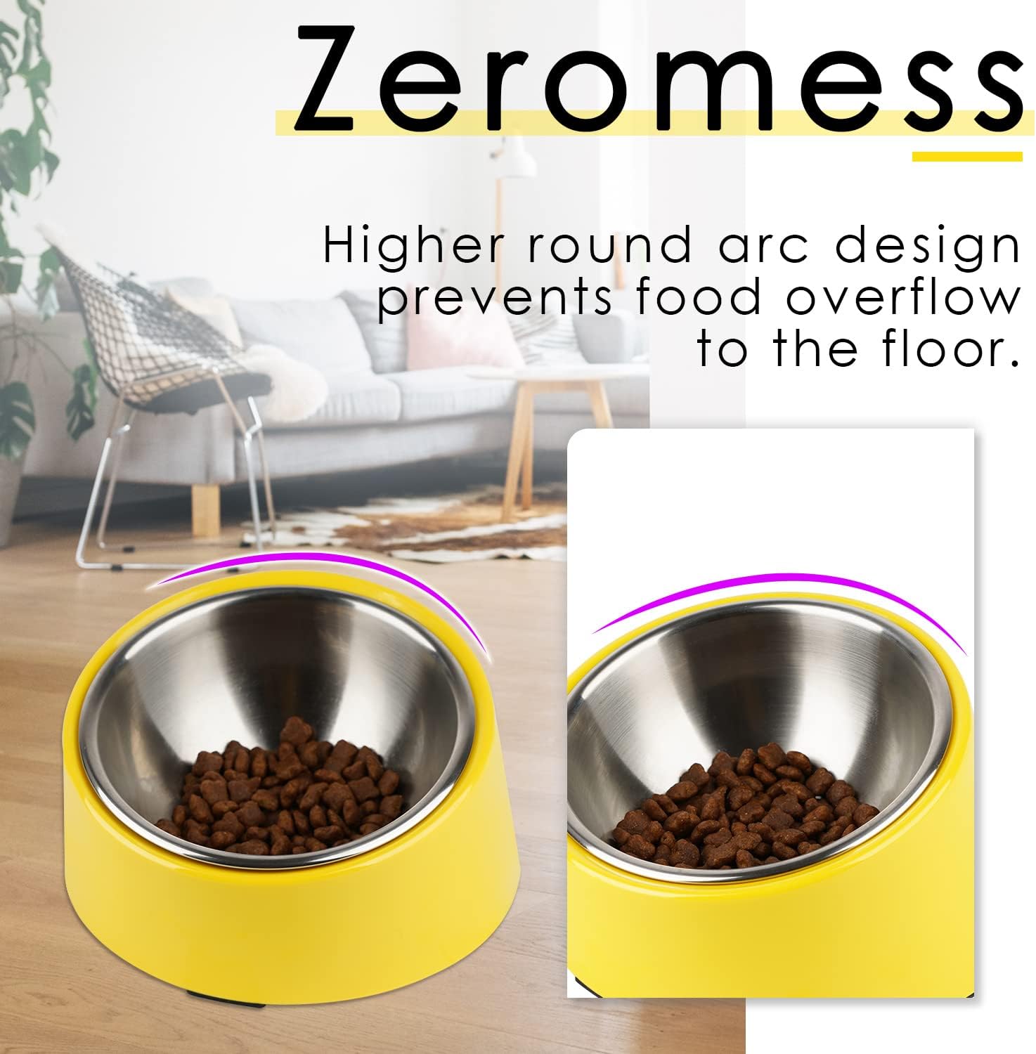 SuperDesign Mess Free 15° Slanted Bowl for Dogs | PetNestUK