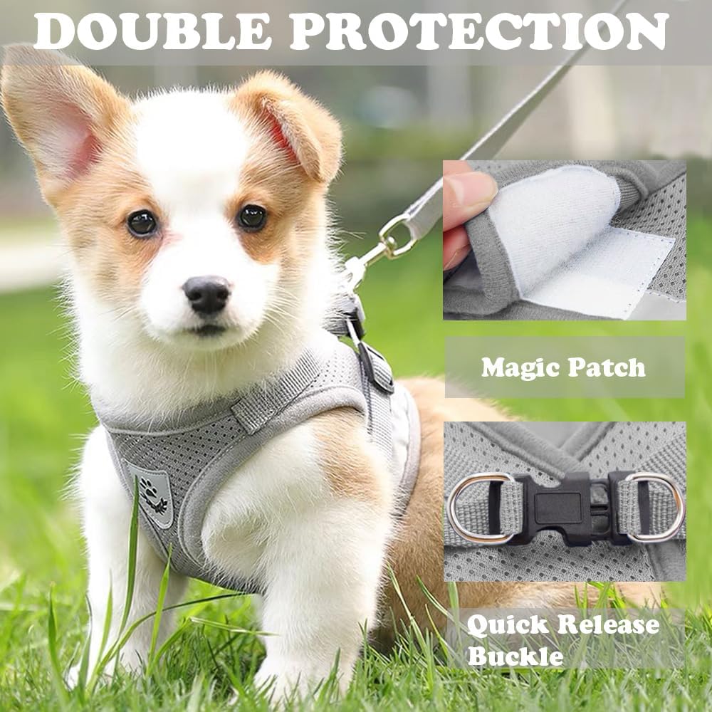 Anlitent Soft Mesh No Pull Cat Harness and Lead | PetNestUK