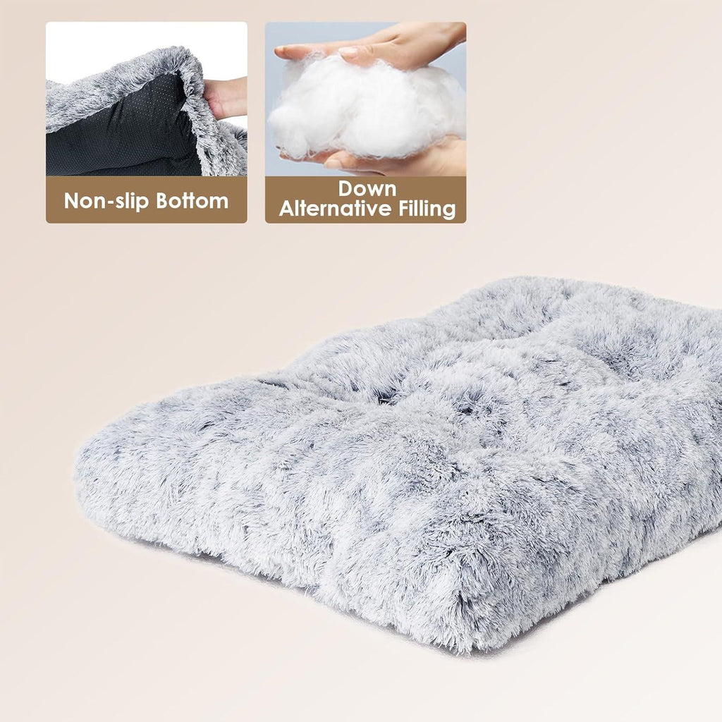 EHEYCIGA Calming Dog Bed Medium, Fluffy Anti | PetNestUK