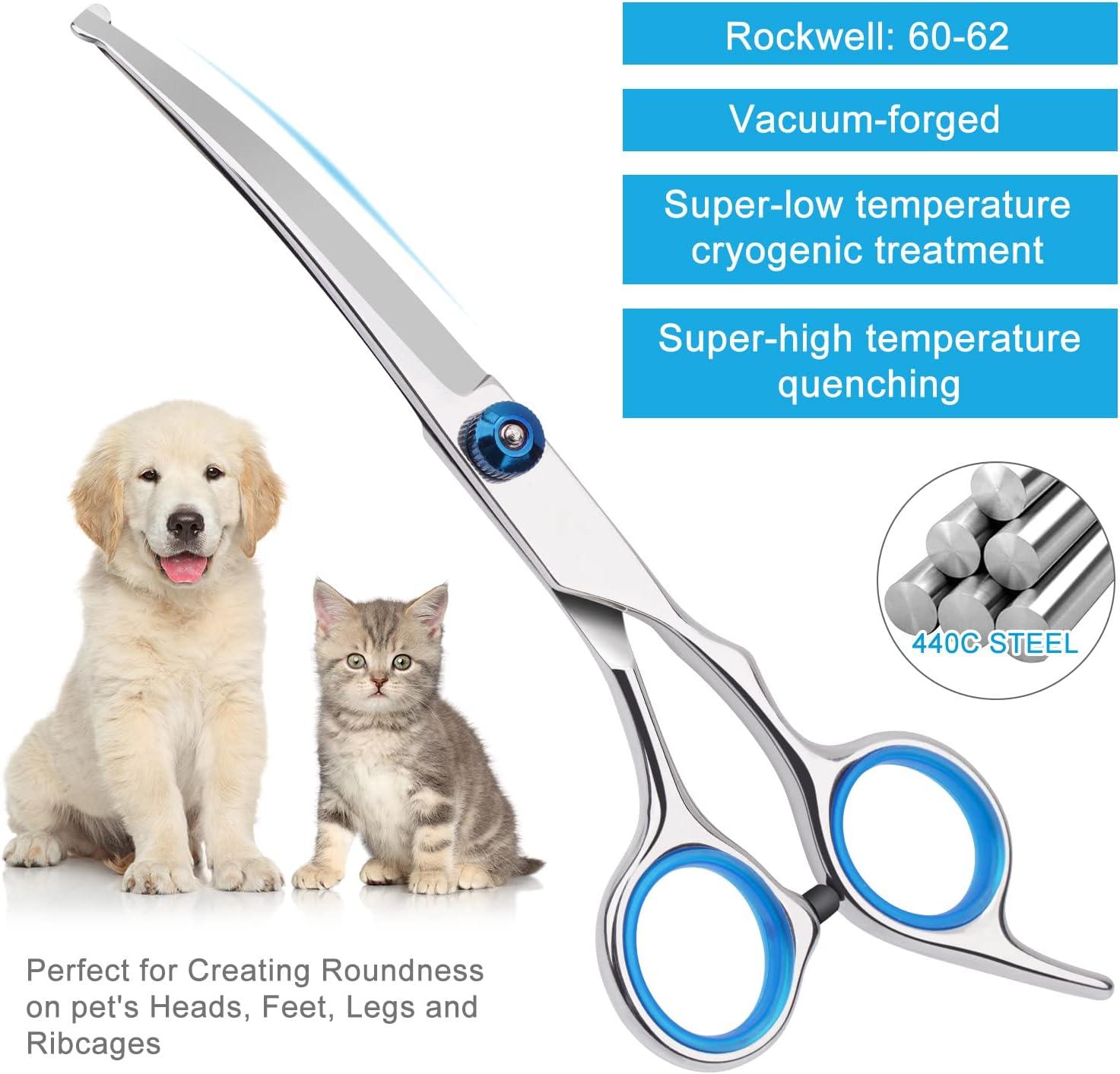 Dog Grooming Scissors with Safety Round Tip, Pet | PetNestUK