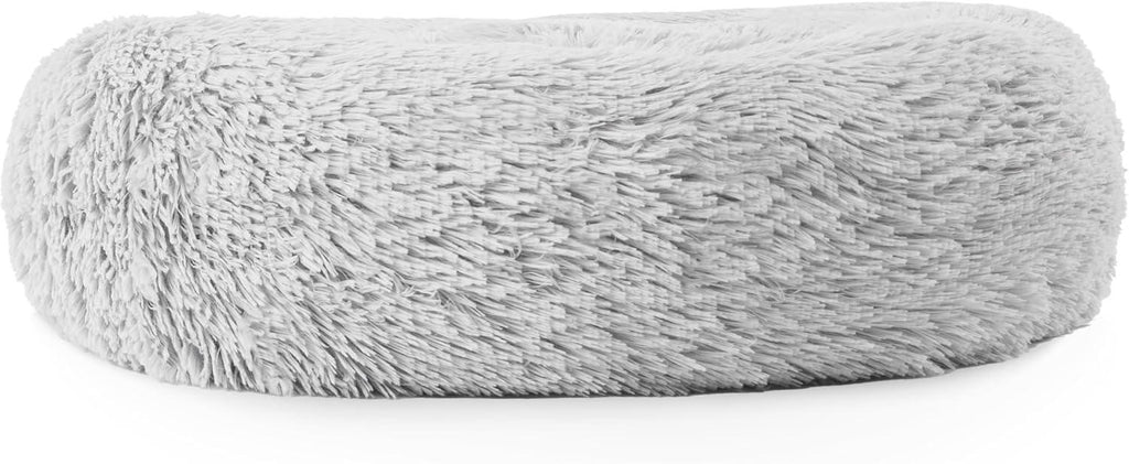 Woof & Whiskers Faux-Fur Donut Pet Bed