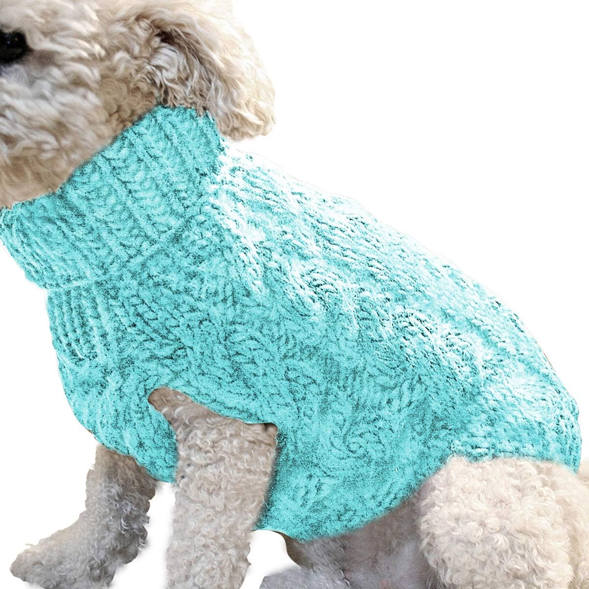 Knitted Turtleneck Jumper for Dogs and Cats