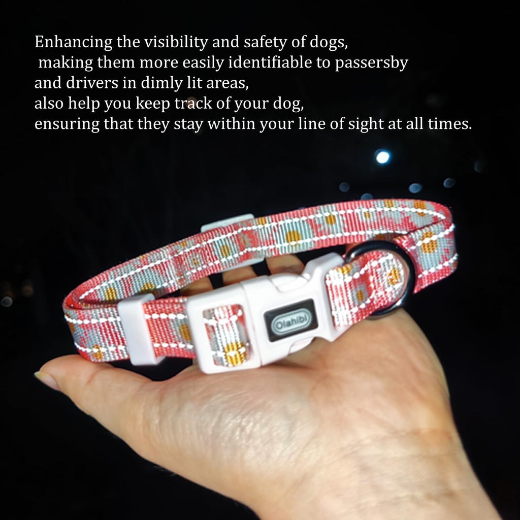 Olahibi Patterned Dog Collar and Lead Sets
