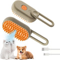 Cuskedye Self-Cleaning Pet Brush with Water Spray