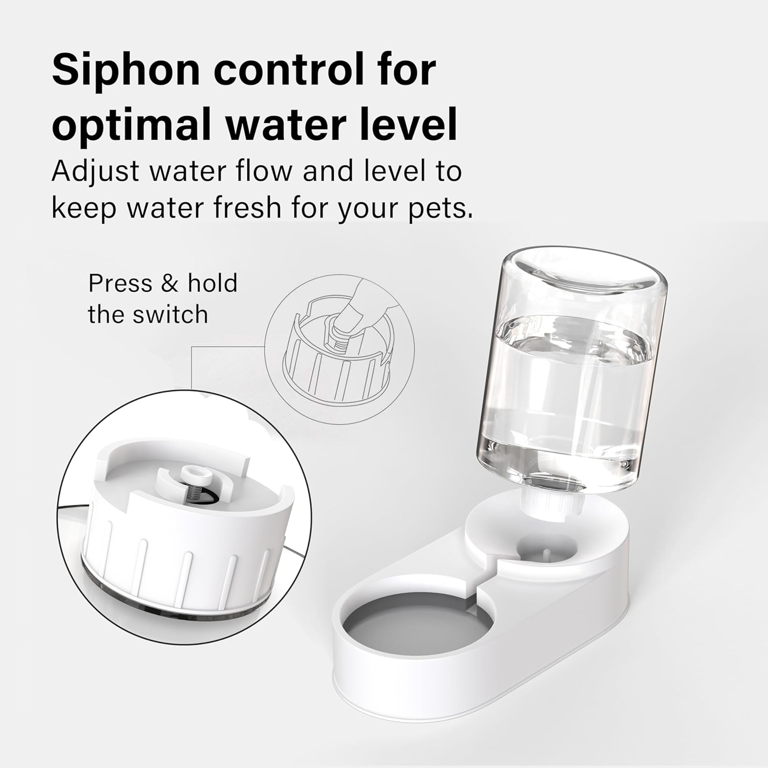 Automatic Food Feeder and Waterer Set 3.2L, 2 | PetNestUK