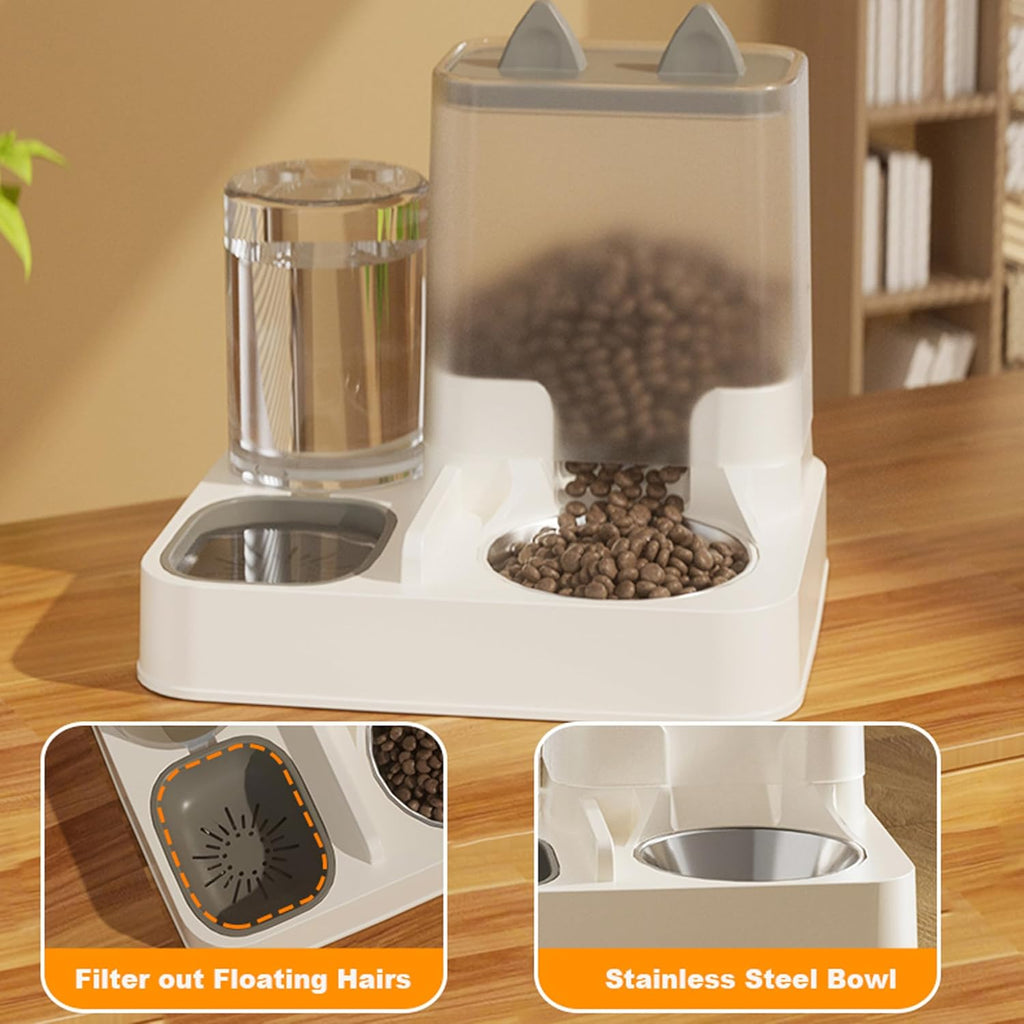 Automatic Food Feeder and Waterer Set 3.2L, 2 | PetNestUK