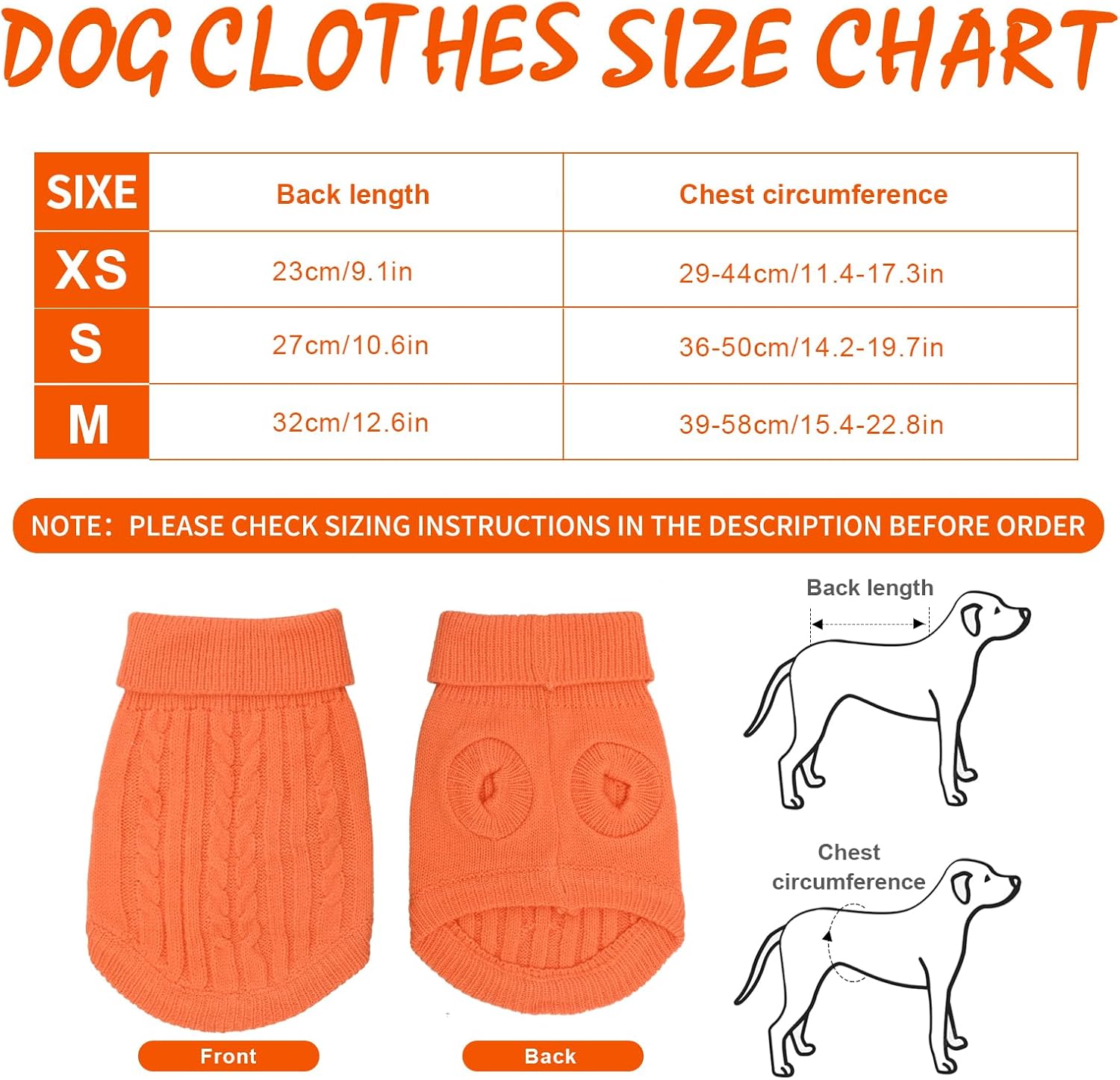 Small Dog Jumper, Warm Puppy Sweater for Small | PetNestUK
