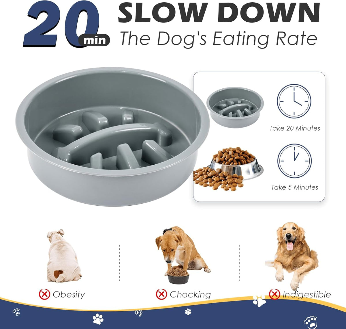 ADENGL Height-Adjustable Dog Feeding Stand