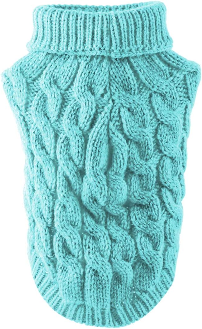 Knitted Turtleneck Jumper for Dogs and Cats