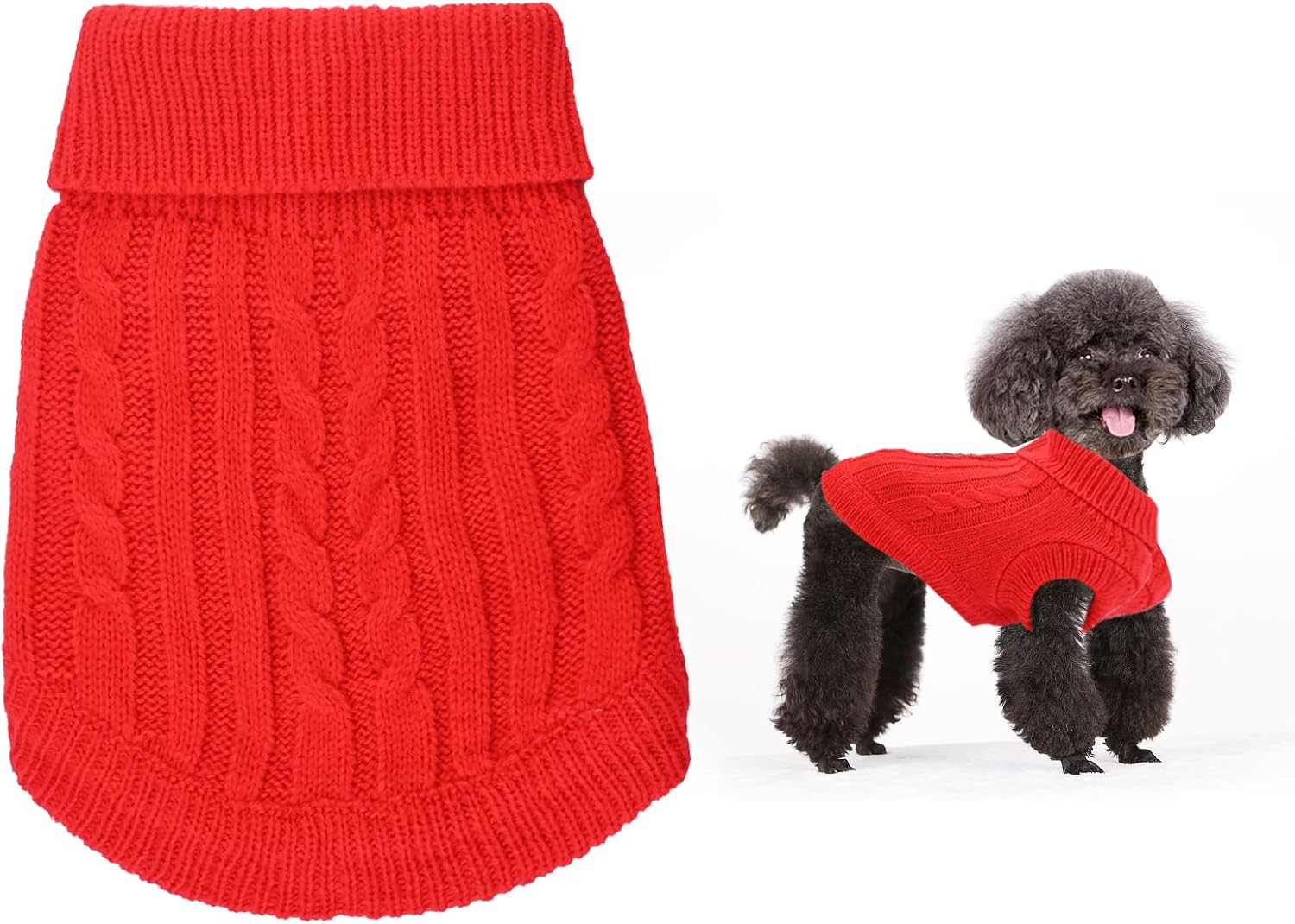 Small Dog Jumper, Warm Puppy Sweater for Small | PetNestUK